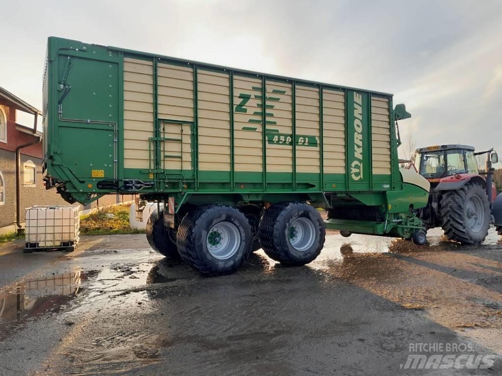 Krone ZX450GL Önrakodó pótkocsik