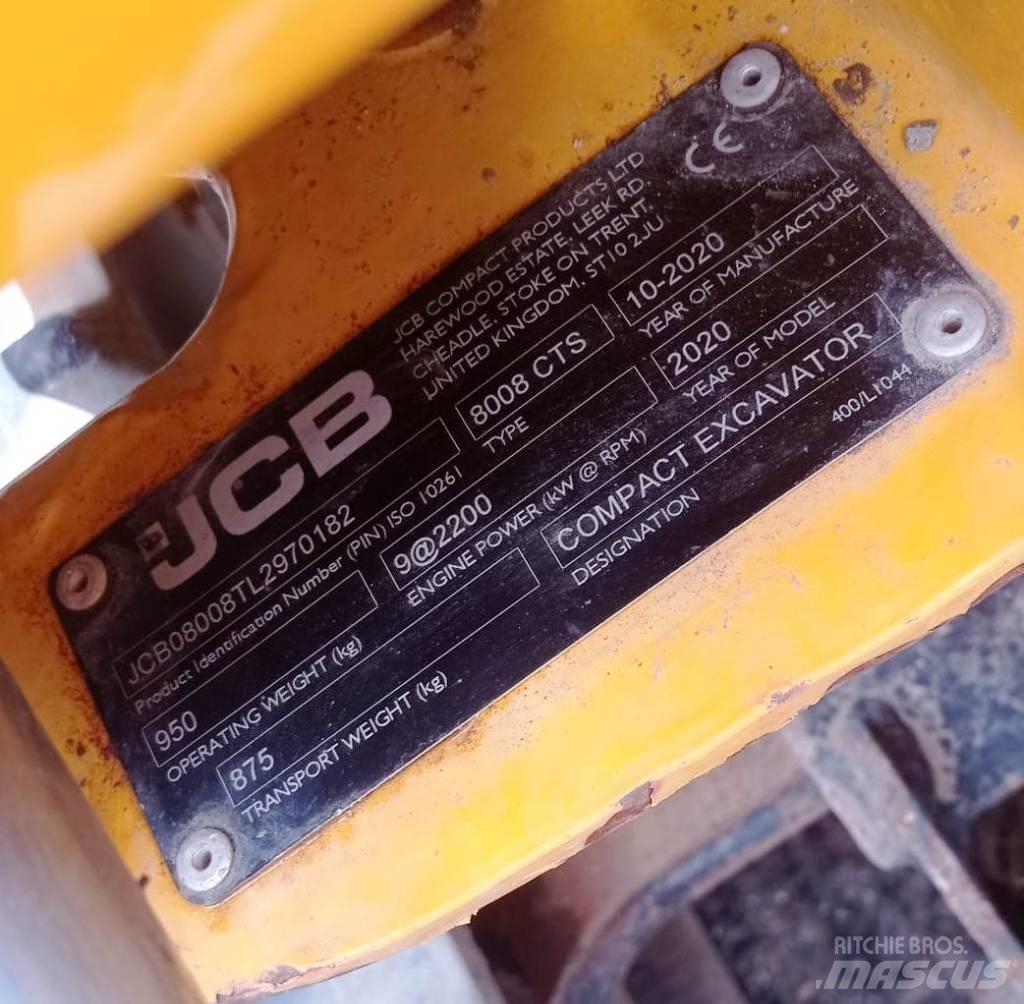 JCB 8008 CTS Mini kotrók < 7t