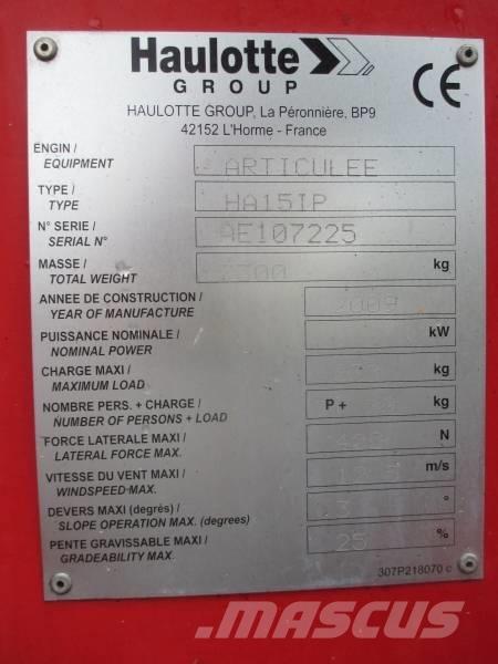 Haulotte HA 15 IP Karos emelők