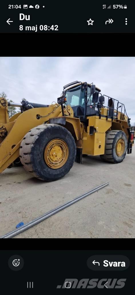 CAT 988K Gumikerekes homlokrakodók