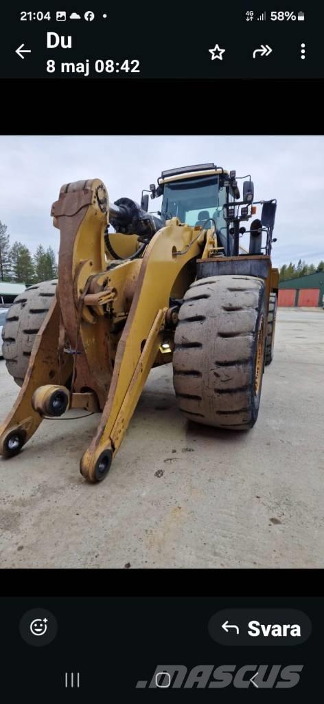CAT 988K Gumikerekes homlokrakodók