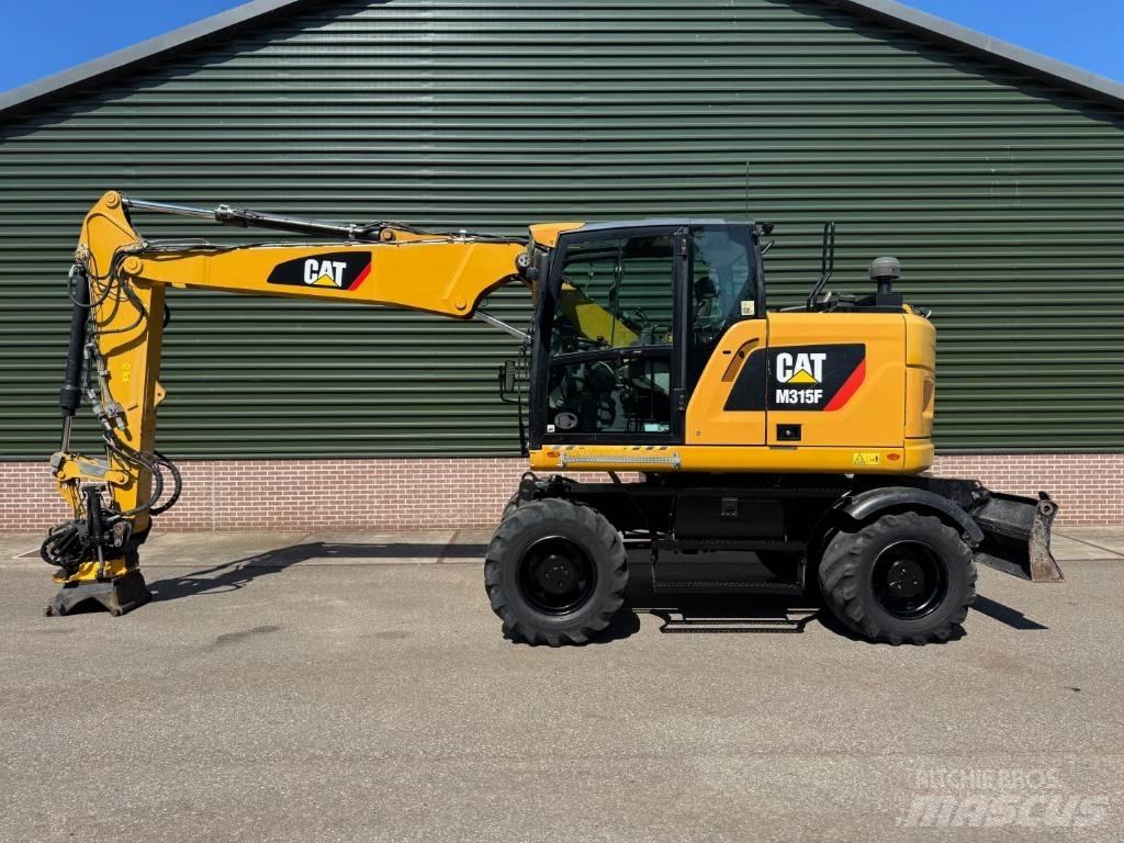 CAT M 315 F Gumikerekes kotrók