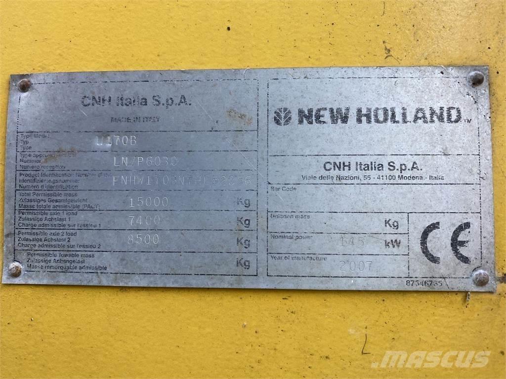 New Holland W170D Gumikerekes homlokrakodók