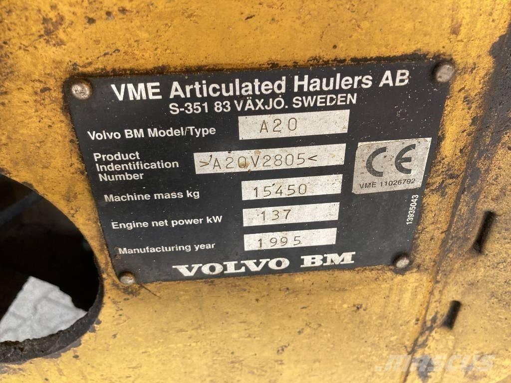 Volvo A 20 6x6 Csuklósdömperek