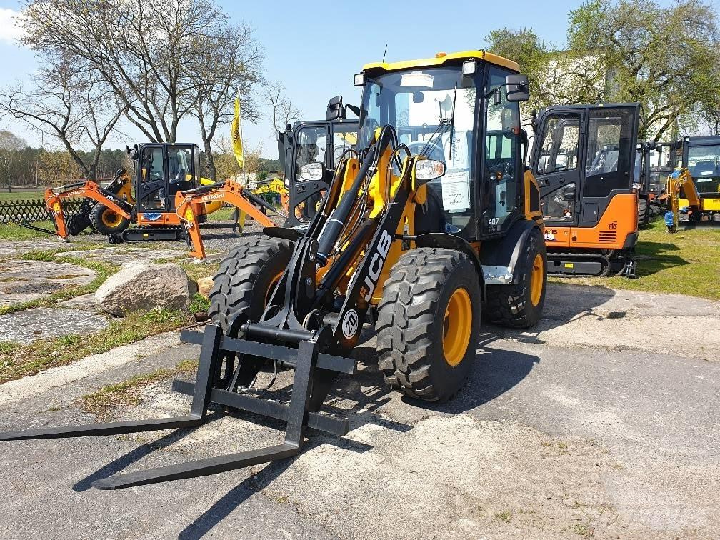JCB 407 Gumikerekes homlokrakodók