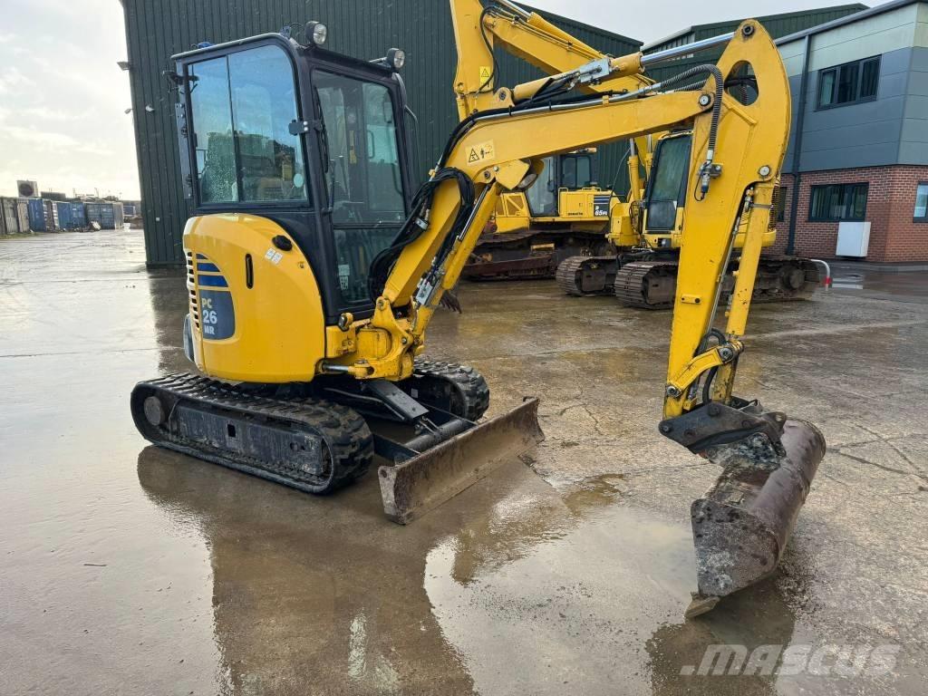Komatsu PC 26 MR-3 Mini kotrók < 7t