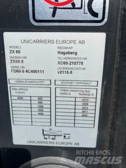 UniCarriers DX60-5 Dízel targoncák