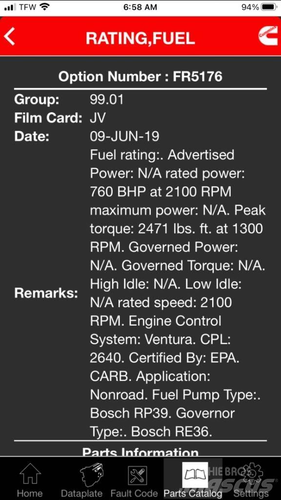 Cummins QST30 Motorok