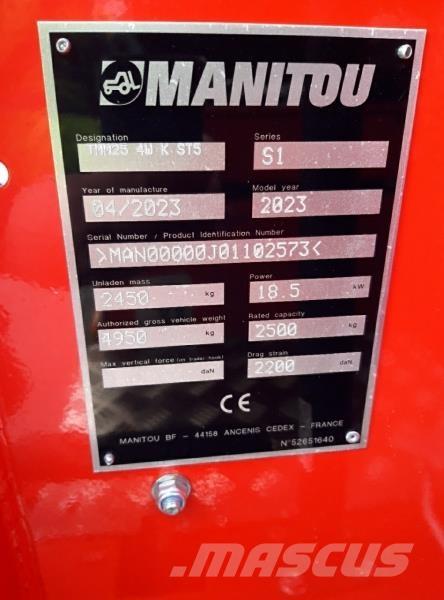 Manitou TMM25 4W Teherautóra szerelt targonca