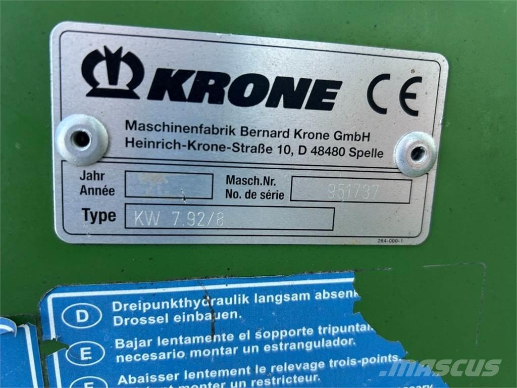 Krone KW 7.92 Rendkészítő