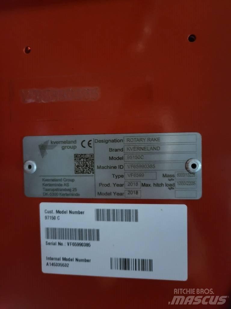 Kverneland 97150C Rendforgatók
