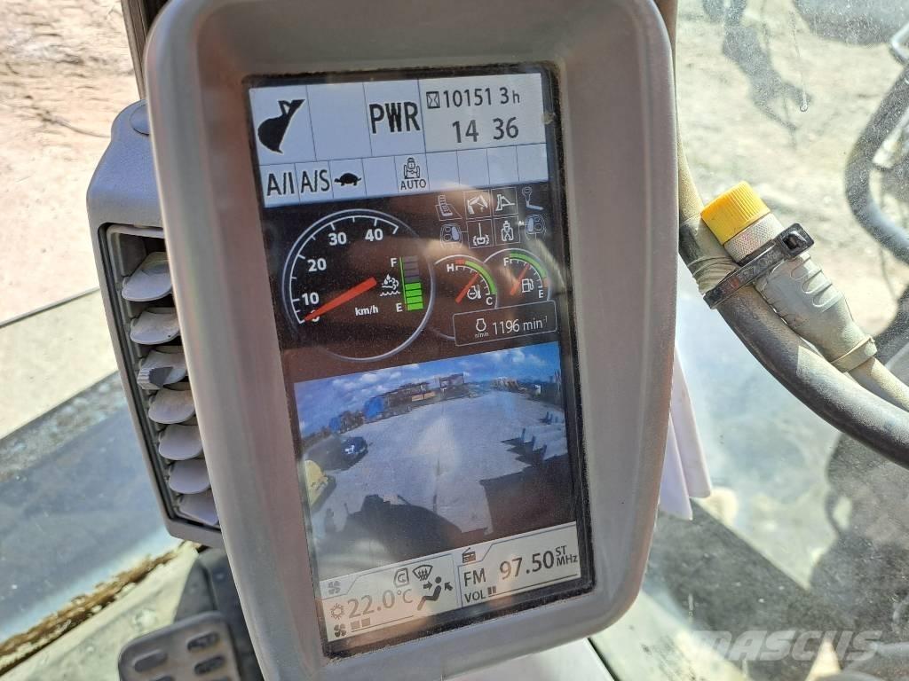 Hitachi ZX140WTB-6 Gumikerekes kotrók