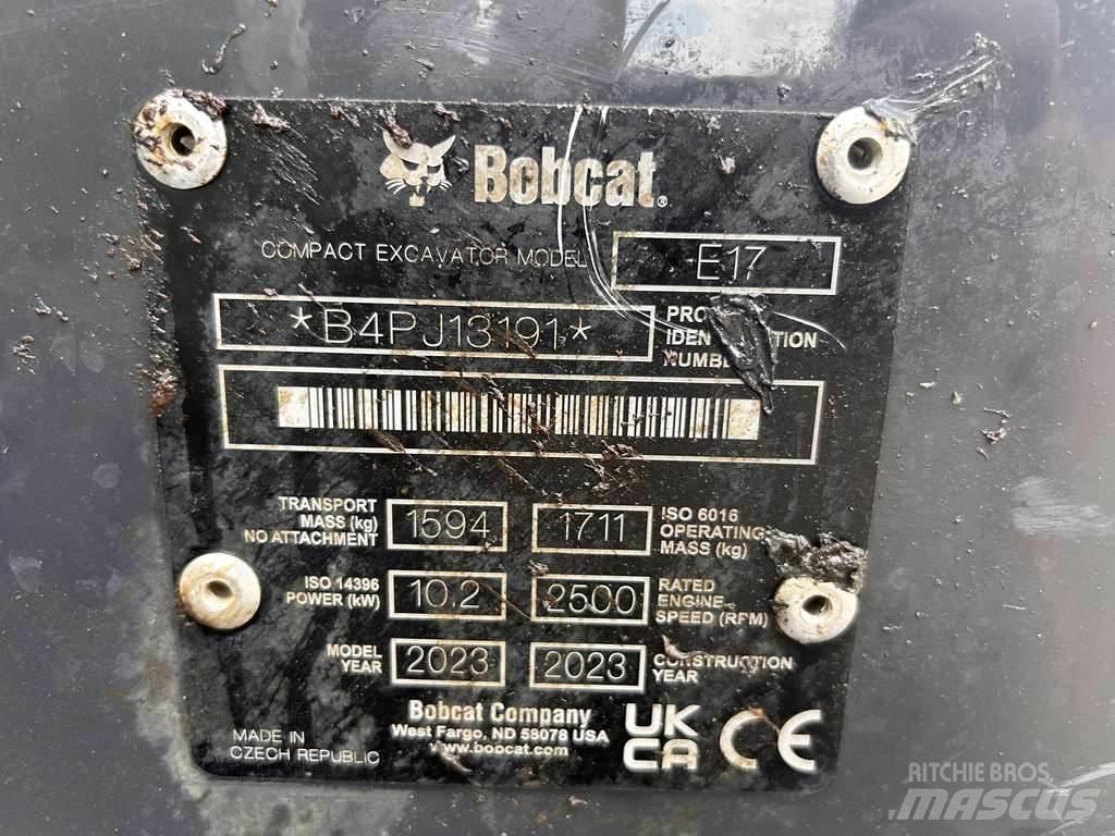 Bobcat E17 Mini kotrók < 7t