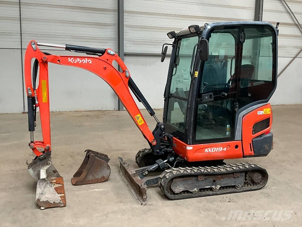 Kubota KX 019-4 Mini kotrók < 7t