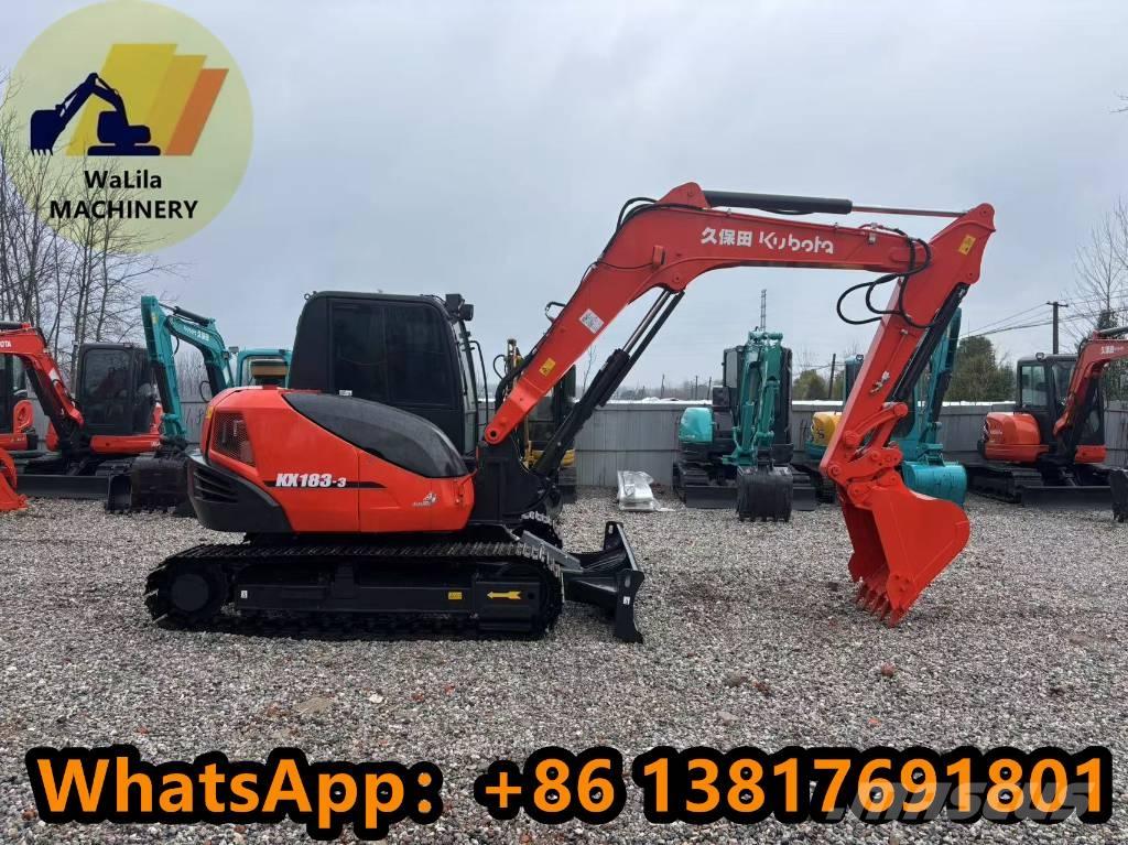 Kubota KX 183 Mini kotrók < 7t