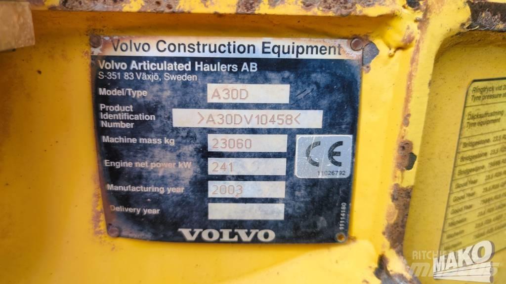 Volvo A 30 D Csuklósdömperek