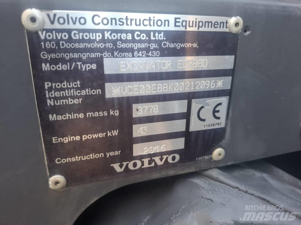 Volvo ECR 88 D Közepes (midi) kotrók 7 t - 12 t