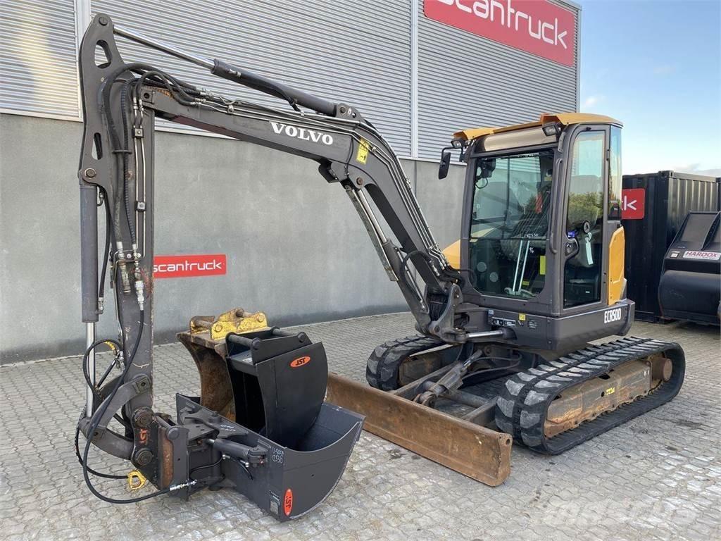 Volvo ECR50 Gumikerekes kotrók