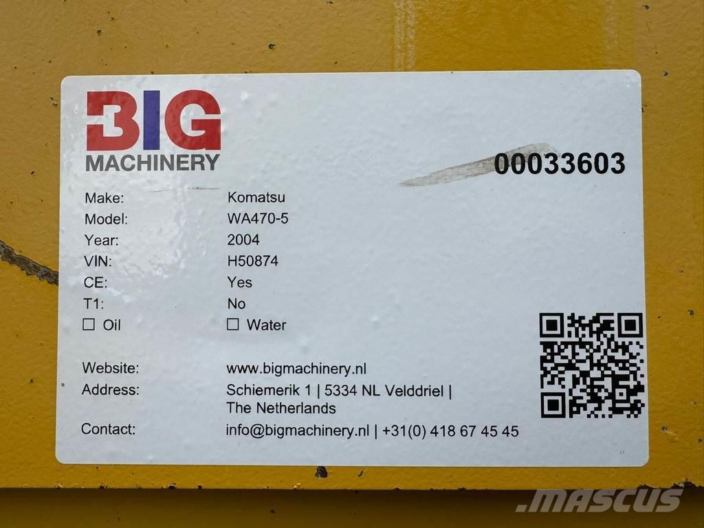 Komatsu WA470-5H Gumikerekes homlokrakodók