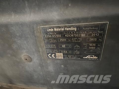 Linde E25H-01/600 Elektromos targoncák