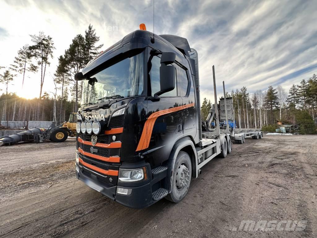 Scania R 650 Ekipage Rönkszállító teherautók