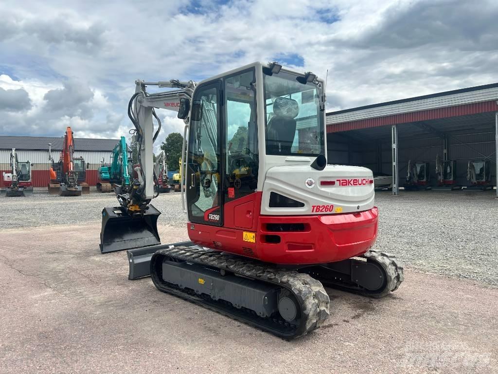 Takeuchi TB260 Mini kotrók < 7t