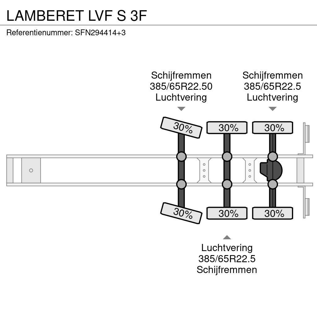 Lamberet LVF S 3F Hűtős félpótkocsik