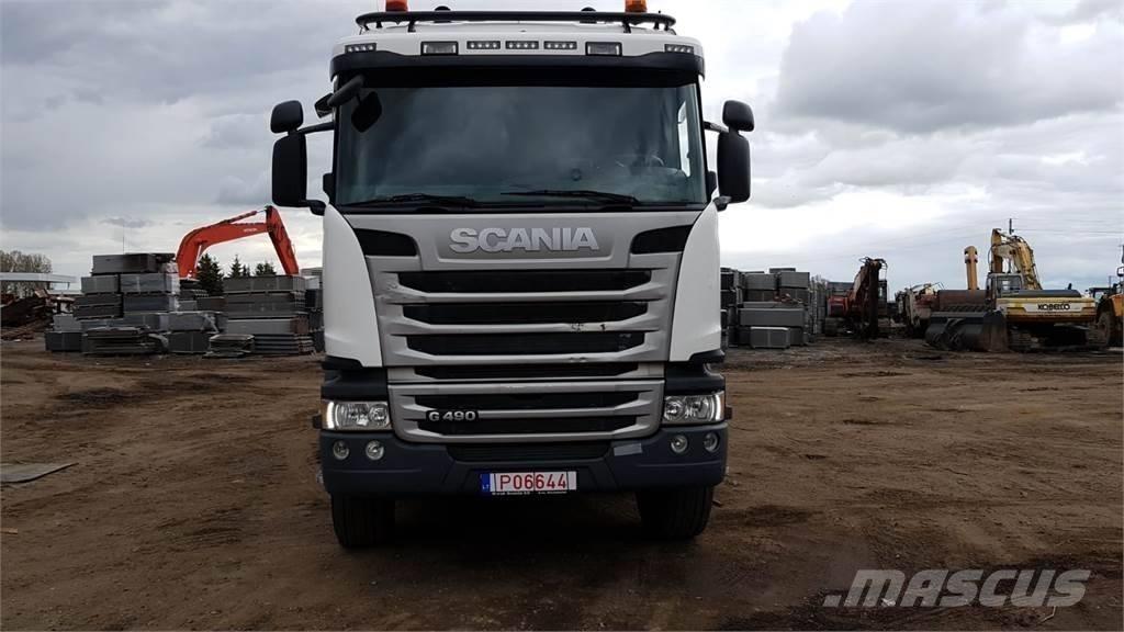 Scania G 490 Hidraulikus konténerszállító