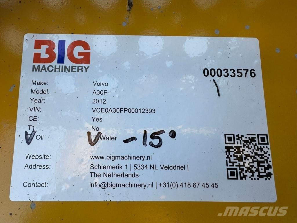 Volvo A30F Csuklósdömperek