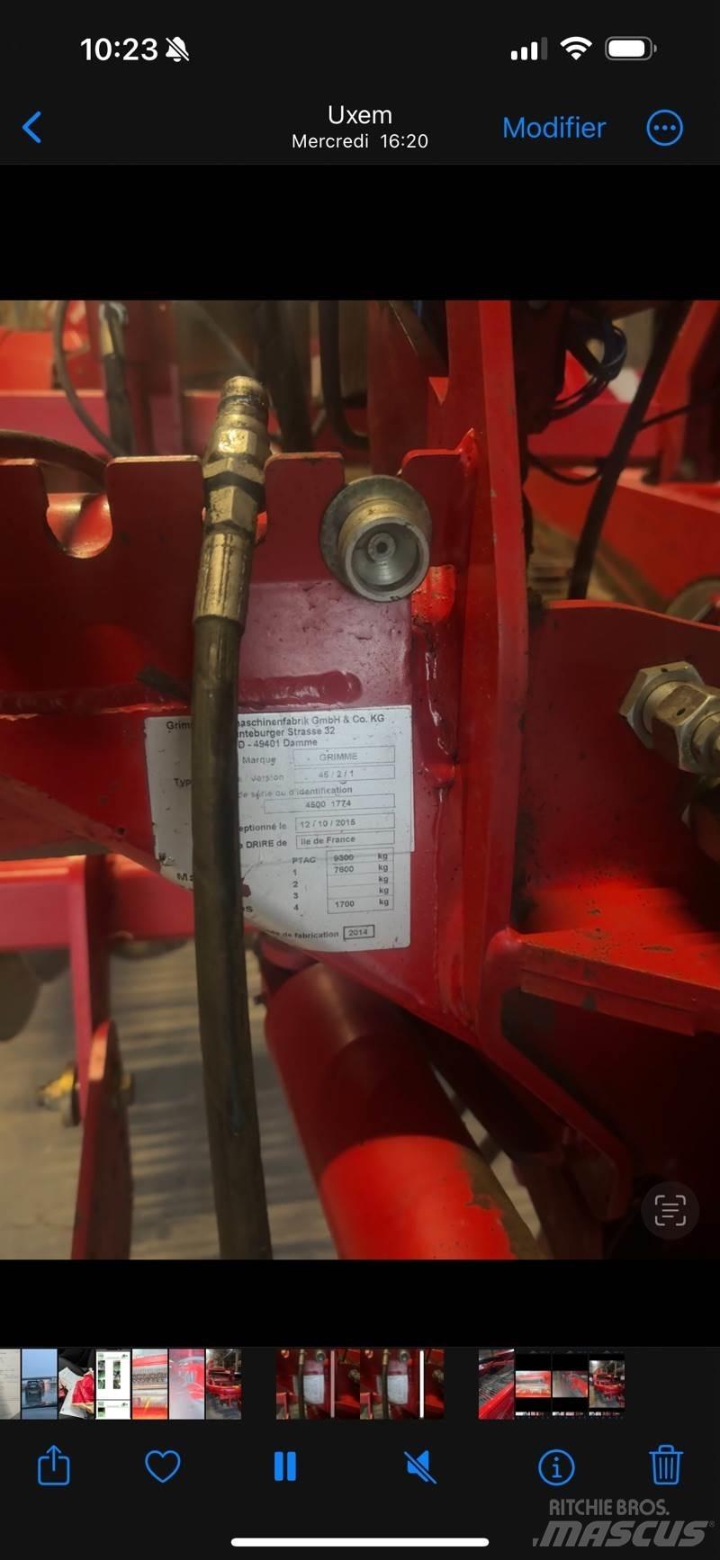 Grimme gt170 Hagyma betakarítók