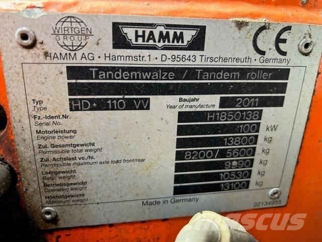 Hamm HD 110 Ikerdobos hengerek