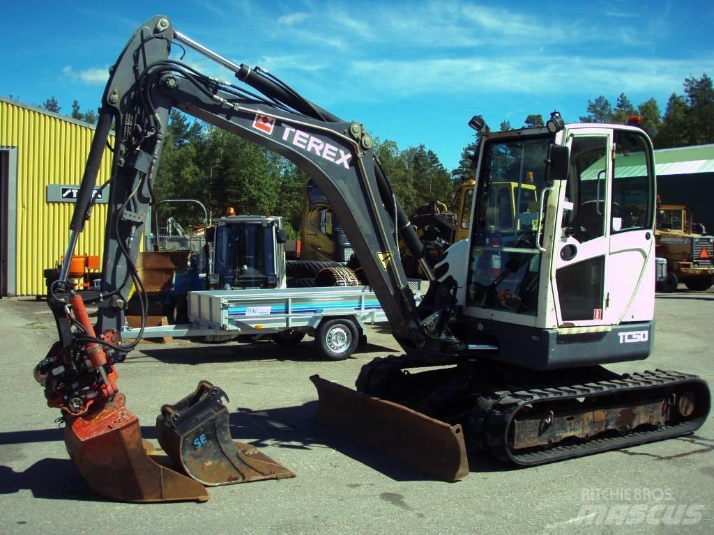 Terex TC 50 Mini kotrók < 7t
