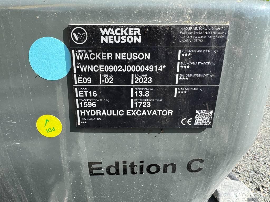 Wacker Neuson ET16 Lánctalpas kotrók