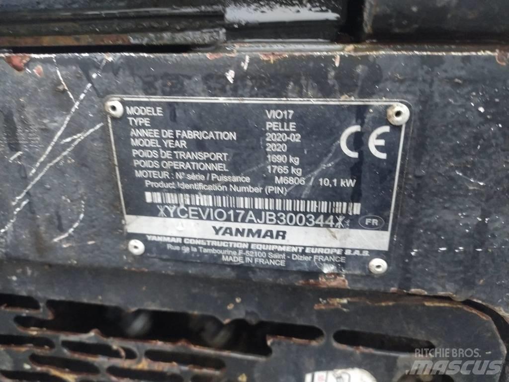 Yanmar Vio 17 U Mini kotrók < 7t