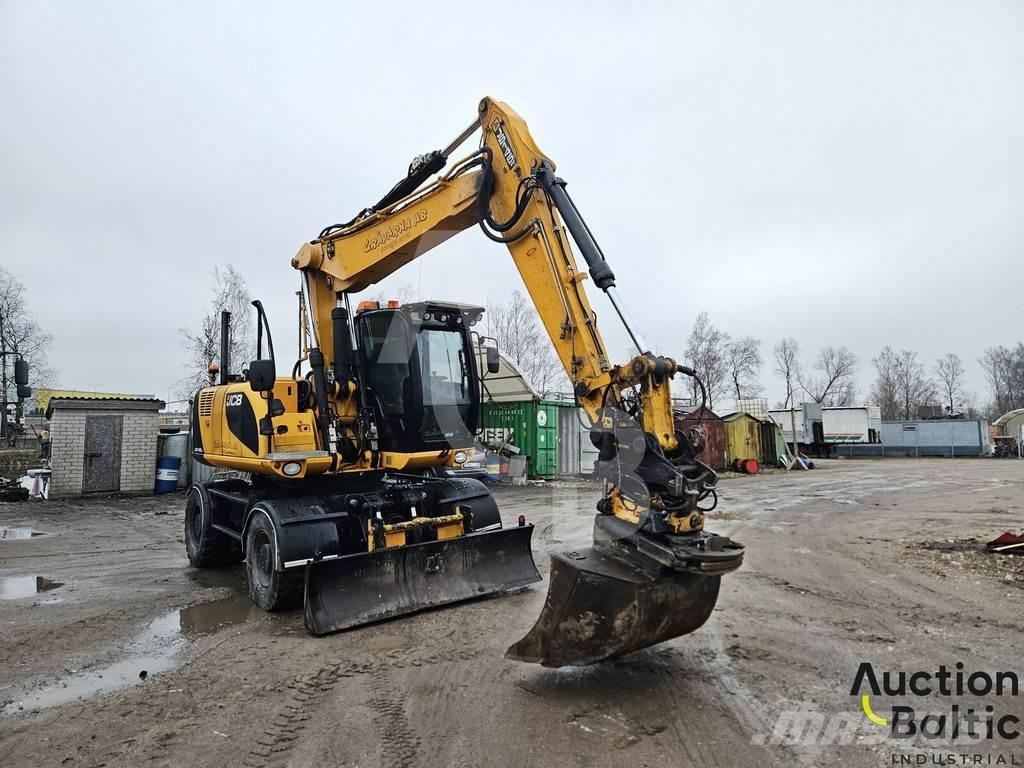 JCB JS 145 W Gumikerekes kotrók