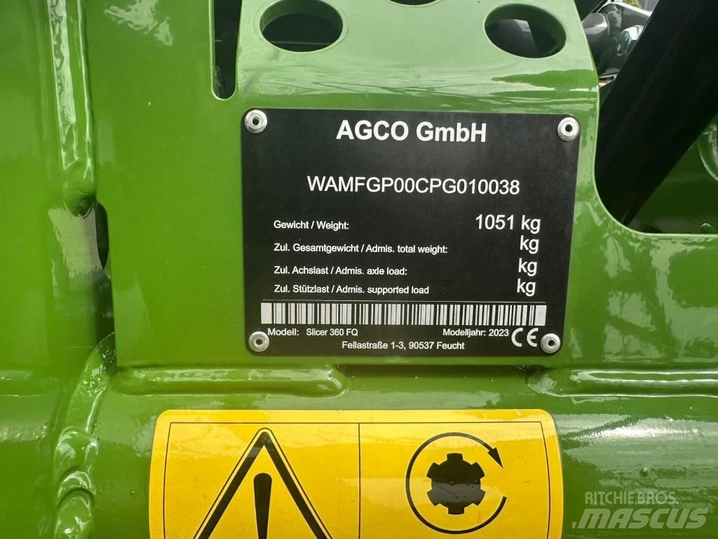 Fendt Slicer 360 FQ Kaszák