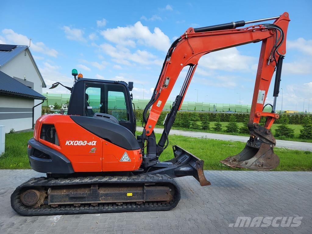 Kubota KX080-40 Mini kotrók < 7t