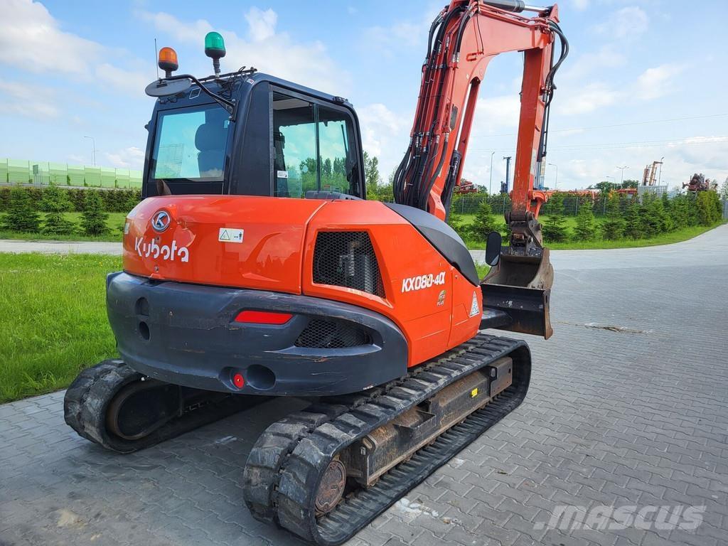 Kubota KX080-40 Mini kotrók < 7t