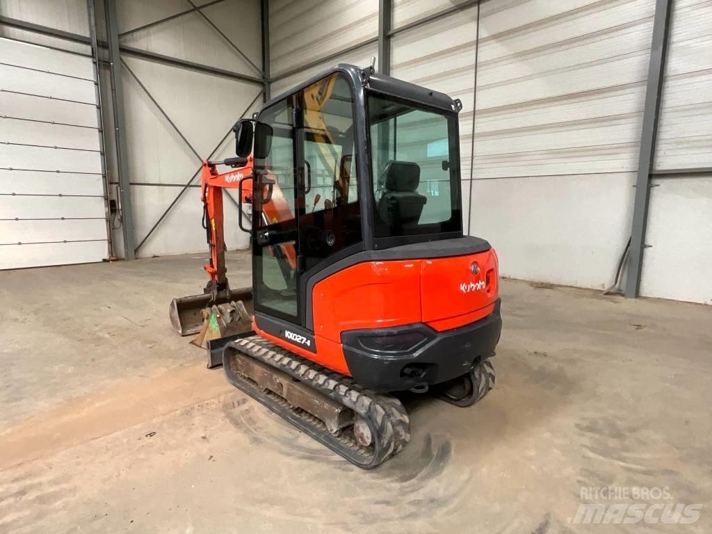 Kubota KX 027-4 Mini kotrók < 7t