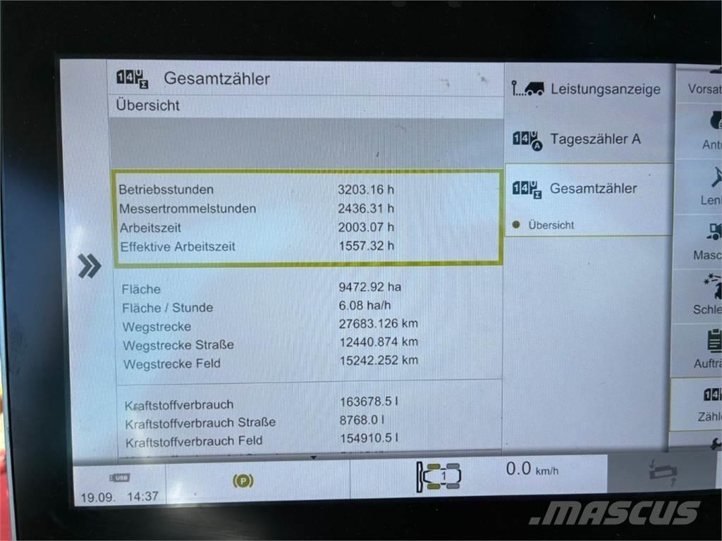 CLAAS Jaguar 950 Szecskázók