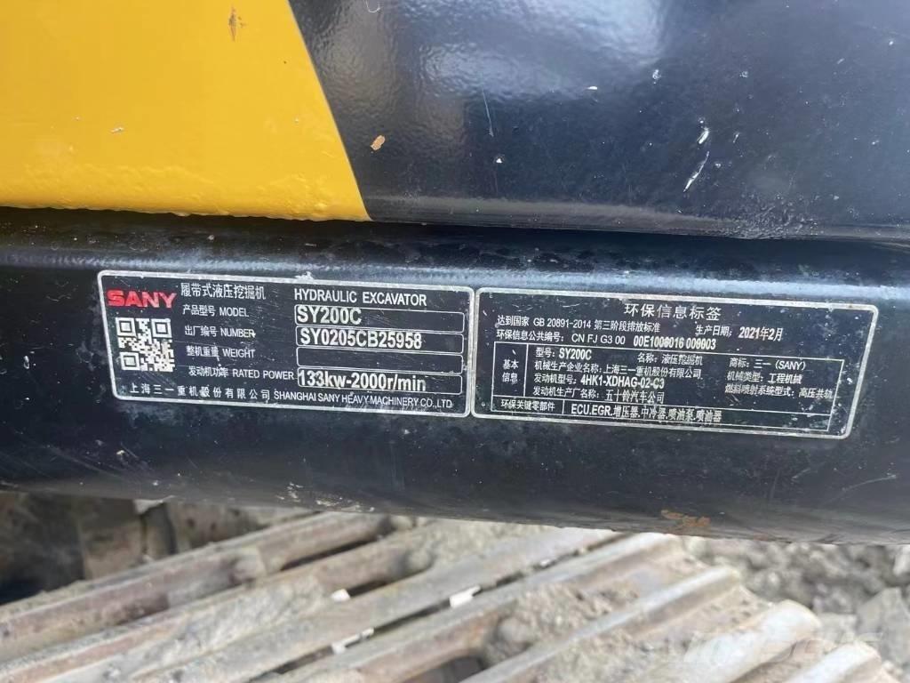 Sany SY 200 C Plus Lánctalpas kotrók