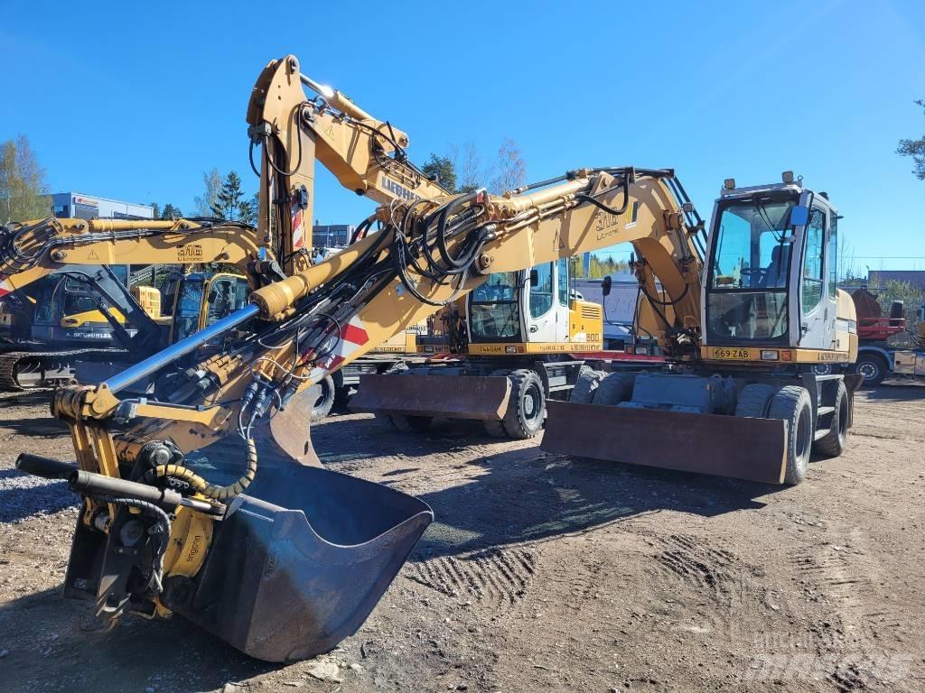 Liebherr 316 Gumikerekes kotrók