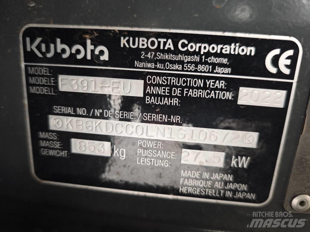 Kubota F 391 Ráülős fűnyírók