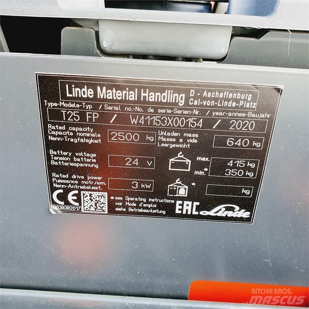 Linde T25FP Alacsony emelőkocsi