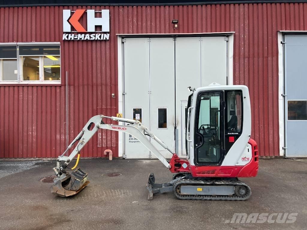Takeuchi TB 216 Mini kotrók < 7t