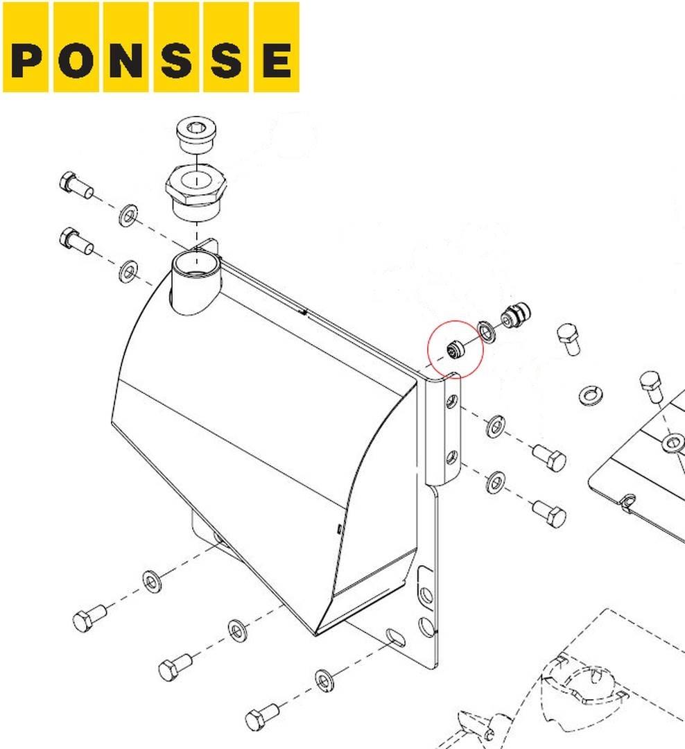 Ponsse 0055026 Betakarító fejek
