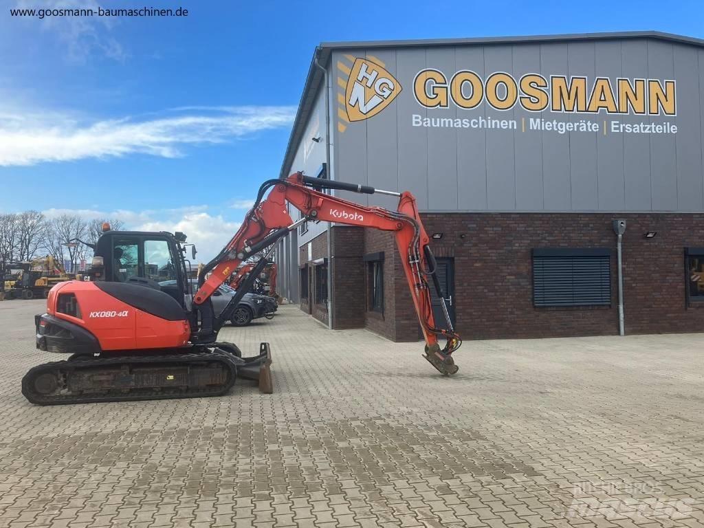 Kubota KX080-4a Közepes (midi) kotrók 7 t - 12 t