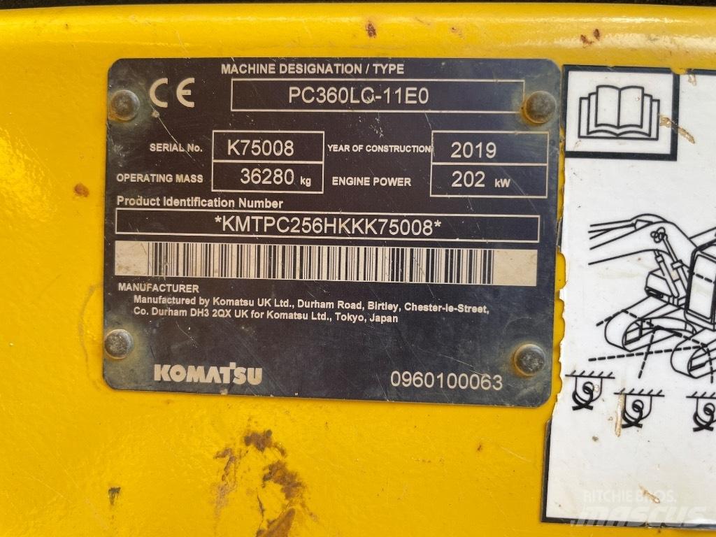 Komatsu PC 360 LC-11 Lánctalpas kotrók