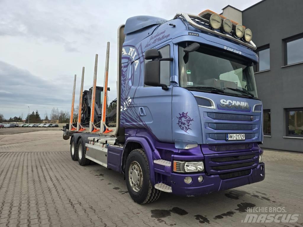 Scania R 580 Rönkszállító teherautók