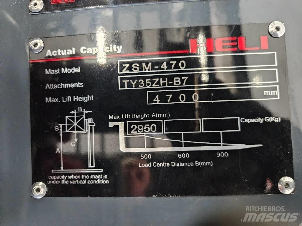 Heli CPCD 35 KU17G3 Dízel targoncák